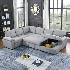 Divano Componibile Economico con <span class=keywords><strong>Letto</strong></span> Estraibile King Size, Divano <span class=keywords><strong>Letto</strong></span> Futon Turco per Soggiorno - Product Image 6