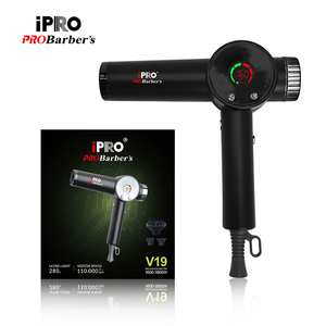 Novo Secador de Cabelo IPRO 110.000 RPM Alta Velocidade Potente com Display Digital de Alta Qualidade Ferramenta Profissional para Salão de Beleza Secador de Cabelo Padrão UE - Product Image 5