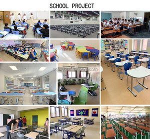 Durable Modern School <strong>Table</strong> Chair Set Metal Frame Wooden Top <strong>Adjustable</strong> <strong>Height</strong> Foldable for Classroom Use Primary Secondary - Product Image 6