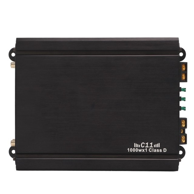 1CH Car Amplifier 1000W Class D High Sensitivity Audio Amp Universal for Speaker Subwoofer Audio System