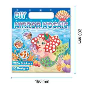 Décoration de fête, cadeaux d'anniversaire, autocollants en papier métallisé, peinture créative, étiquettes de princesse, kits d'art et d'artisanat DIY pour filles - Product Image 5