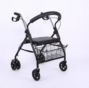 Rolling Shower And Toilet Transport Chair <b>With</b> Wheels And Upholstered <b>Seat</b> For Disabled And Disabled Seniors - Product Image 4