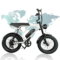 Fabricant original de moto tout-terrain électrique à pneus larges de 20 pouces pour neige, vélo de montagne électrique avec