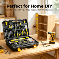 Kit d'outils manuels multifonctions pour la maison, ensemble de boîtes à outils pour le travail du bois et la réparation électrique, pour la vente en gros