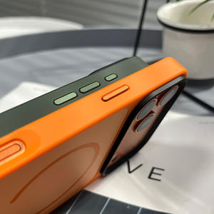 Coque de téléphone antichoc en TPU et PC avec boutons métalliques, compatible avec le chargeur sans fil, pour iPhone 17 16 15 - Product Image 6