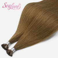 Extensions de cheveux humains de haute qualité, pointe K, cheveux vierges bruts 100% Remy, donneur unique russe, pointe plate russe, pointe K