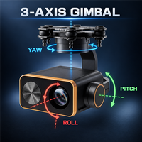 Caméra aérienne à trois axes SKYDROID C20 avec stabilisateur, zoom optique 23x, 1080P, pour systèmes de drones H16 H30
