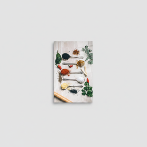 Lienzo Impreso: Decoración Moderna de Comida con Hierbas y Especias, ARTE EN VIDRIO TEMPLADO - Product Image 2