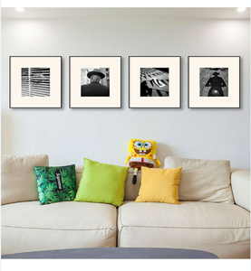 Peinture murale <span class=keywords><strong>de</strong></span> style français <span class=keywords><strong>noir</strong></span> <span class=keywords><strong>et</strong></span> <span class=keywords><strong>blanc</strong></span>, peinture rétro <span class=keywords><strong>de</strong></span> paysage <span class=keywords><strong>et</strong></span> <span class=keywords><strong>de</strong></span> <span class=keywords><strong>portrait</strong></span>, peinture en porcelaine <span class=keywords><strong>de</strong></span> cristal pour la décoration intérieure - Product Image 5