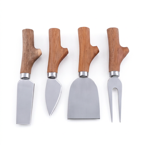 Cheese Spreader Cutter In Stainless Steel With Stylish Wooden Handle Perfect <b>For</b> Elegant Dining Weddings And Party Tableware - Product Image 1