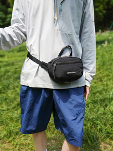 Color Blocking Multicolor Contrast Waist <b>Bag</b> Portable Outdoor Sling Fanny Pack Water Resistant <b>Nylon</b> <b>Shoulder</b> Sling <b>Bag</b> - Product Image 5