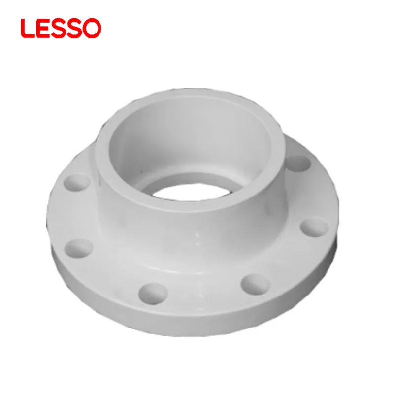 LESSO pipa air bersih tahan lama plastik fleksibel 4 inci pvc pipa air fitting union white