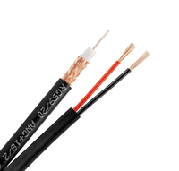 Cable RG59 de Grado de Ingeniería a Granel CHANGBAO |   Cable de Alimentación y Coaxial Siamese para Cámara CCTV de 2 Núcleos 18/22AWG, Cables de 2 Núcleos 18/22AWG
