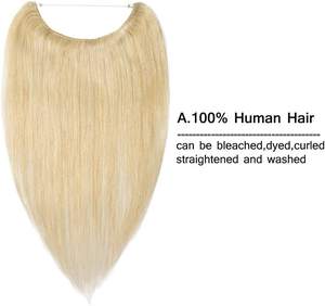 <span class=keywords><strong>Secret</strong></span> Fish 613 # Brésilien Réel Remy Cheveux Humains 80g-100g Balayage Droite Une Pièce Trame Extensions de Cheveux avec Fil Caché - Product Image 2