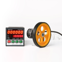 Compteur de longueur de câble avec précision de 0,001, roues à impulsions 200ppr, contrôleur de compteur de yards, affichage LED, sortie relais