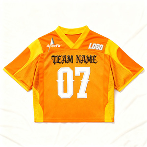 Maglia da Football Americano Retrò di Lusso Personalizzata con Sublimazione, Stile Vintage - Product Image 1