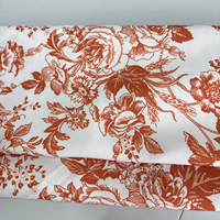 Nappe ronde en polyester à imprimé floral décoratif pour mariage, fête, banquet, événements