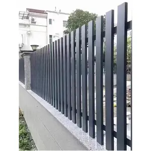 Aubesi Garden Aluminium Balkon Sichtschutz Profil Lamellen rahmen Bar Horizontale Lamellen zaun