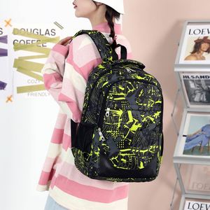 New Student Schoolbag <b>Backpack</b> College Unisex Three-Piece Set Oxford Material 20-35L Large Capacity Travel <b>Backpack</b> Set - Product Image 4