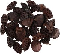 Ornamen Botani Alami Kulit Teratai Kering untuk Rangkaian Bunga & Kerajinan DIY Dekorasi Akuarium