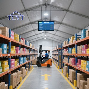 Tùy chỉnh nóng bán giá Tốt PVC Windproof Lều nhiệm vụ nặng nề kho lều ngoài trời không thấm nước công nghiệp lưu trữ lều - Product Image 4