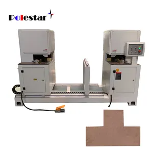 2 heads 90 degree cutter double end right angle cutting machine