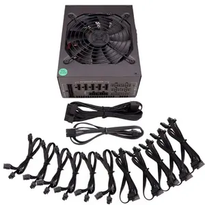 1600 ATX tam modüler güç kaynağı 12v için taşınabilir 24v açık Atx sunucu güç kaynağı 1600w bilgisayar güç tedarik