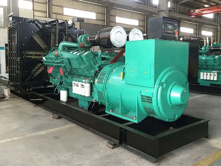 Hoge Kwaliteit 1000kw 1250kva 1 Mega Watt Industriële Genset Europa Motor Diesel Generator Te Koop