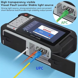 ตัวสะท้อนเวลาแบบออปติคัล80กม. 1650nm 9 in 1วงดนตรีหลายภาษา opm VfL RJ45 OTDR Live Test AUA565U OTDR de fibra Optica - Product Image 4