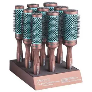 Custom acrylic retail supermarket countertop table top hair brushless box hair brush comb display stand