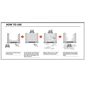Gran oferta, tablero de juguete interactivo para padres e hijos, juego de albañilería de demolición, juguete educativo de mesa, desmontar pared apilable - Product Image 6