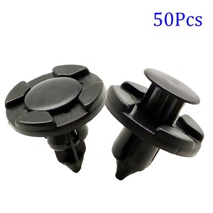 Auto Fastener <b>Clip</b> 8mm Plastic Push Type For <b>Bumper</b> Door Trim Panel Fixing - Product Image 3