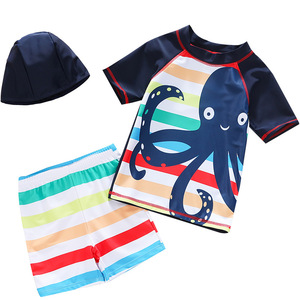 Traje de Baño de Dos Piezas con Estampado de Dibujos Animados y Gorro de Natación para Niñas Pequeñas, Ideal para Playa, <span class=keywords><strong>Piscina</strong></span> y Actividades Acuáticas - Product Image 5