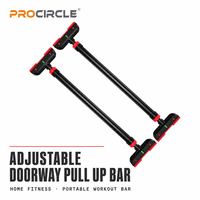 Barre de traction réglable pour porte, équipement d'entraînement portable en acier pour la maison