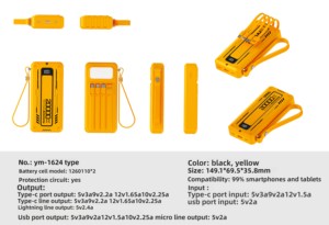 Service OEM ODM, batterie externe à charge rapide PD 22,5 W, 20 000 mAh, chargeur portable à marque <span class=keywords><strong>privée</strong></span> pour les entreprises - Product Image 5