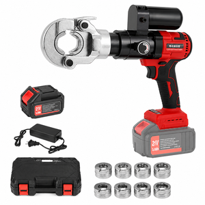 EZ-300/EZXC-300 <b>Small</b> Lithium Battery Hydraulic Clamp Intelligent Rechargeable Copper Aluminum Nose Cable Wire Crimping <b>Tool</b> - Product Image 1