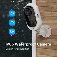 Hiseeu 1080P batterie solaire caméras à énergie solaire Cctv caméra solaire Wifi sécurité de la maison Surveillance Ip Camara sans fil pour l'extérieur et l'intérieur