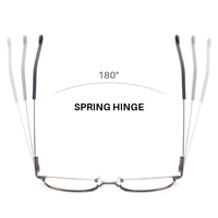 Proveedor de Gafas al por Mayor, Gafas de Lectura con Bloqueo de Luz Azul para Hombres de Negocios, Metálicas y Modernas, para Trabajo de Oficina y Lectura