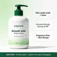 Lotion Corporelle Lissante AHA Acide Lactique Urée Niacinamide Aloe Vera Peau Rugueuse et Irritée KP Hydratant Corporel Marque Privée OEM ODM