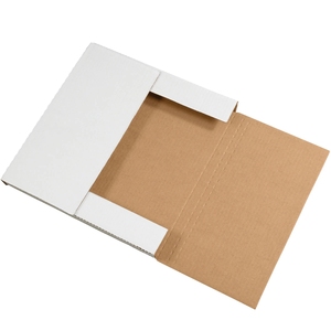 White Easy-Fold Mailers