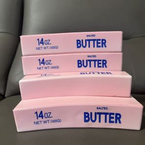 G Wholesale Barra de Leche Cremosa de Fresa Rosa, Barra de Mantequilla, Juguetes Antiestrés de PU, Bola Antiestrés de Rebote Lento, Juguete de Comida - Product Image 2