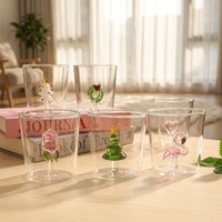 Verre à bière Bobo mignon de dessin animé, résistant aux hautes températures, sans poignée, sans couvercle, pour jeunes, usage domestique, individuel