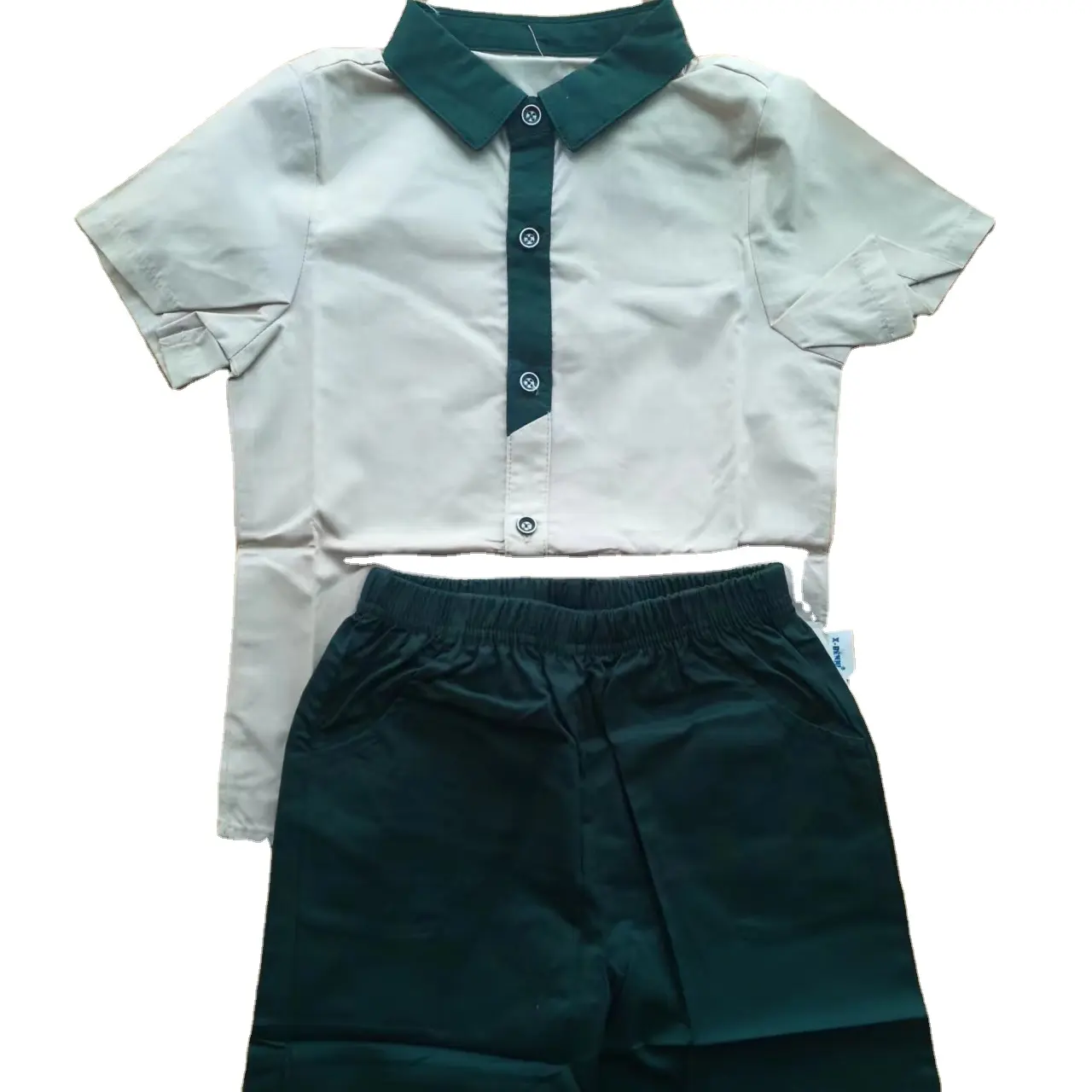 Summer baby cute cartoon bear clothing sets baby Short Sleeve T-Shirt Top + shorts 2-piece set for boys and girls P6005
