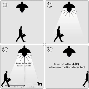 Cảm Biến Chuyển Động Bóng Đèn Hồng Ngoại Tự Động On/Off A19 <span class=keywords><strong>A60</strong></span> 9W E27 B22 Cơ Sở 85-265V Thông Minh PIR Cảm Biến Hồng Ngoại <span class=keywords><strong>LED</strong></span> Bóng Đèn - Product Image 6