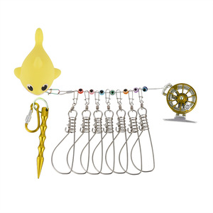Boîte à appâts en acier inoxydable portable à roulettes avec boucle pour poissons vivants - Product Image 5