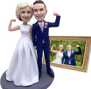 Statuette <span class=keywords><strong>Personalizzate</strong></span> di Coppia Completamente Personalizzabili per <span class=keywords><strong>Matrimonio</strong></span> - Product Image 2