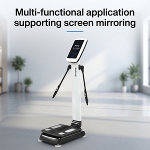 Bilancia pesapersone professionale con stampante e fogli di stampa gratuiti, per la misurazione del grasso corporeo e del peso, ideale per palestre, centri di allenamento yoga e monitoraggio della salute. - Product Image 1