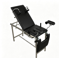 Table d'examen gynécologique et obstétrical en acier inoxydable MT MEDICAL pour accouchement et examen patient en milieu hospitalier