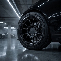 Jantes tout-terrain forgées monobloc de 17, 20, 22 et 24 pouces, finition noir brillant et face usinée, jantes en alliage personnalisées pour Mustang F150