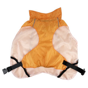 थोक बिक्री कस्टम डिजाइन पालतू कपड़े 70 डी नायलॉन वाटरप्रूफ बारिश जैकेट समायोज्य आउटडोर कुत्ते वर्षाकोट - Product Image 4
